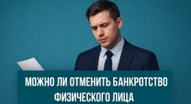 Отмена банкротства физического лица — как отказаться от процедуры и какие будут последствия