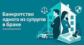 Банкротство одного из супругов в браке — защита второго супруга и раздел имущества