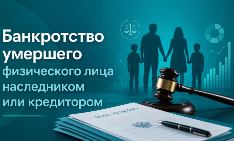 Банкротство умершего физического лица наследником или кредитором - фото