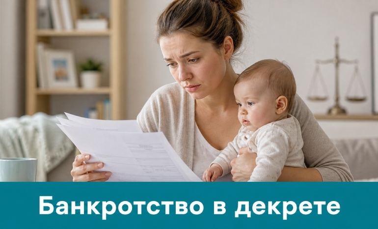 Банкротство в декрете - фото