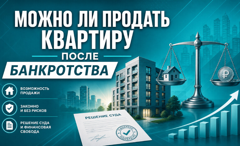Можно ли продать квартиру после банкротства - картинка